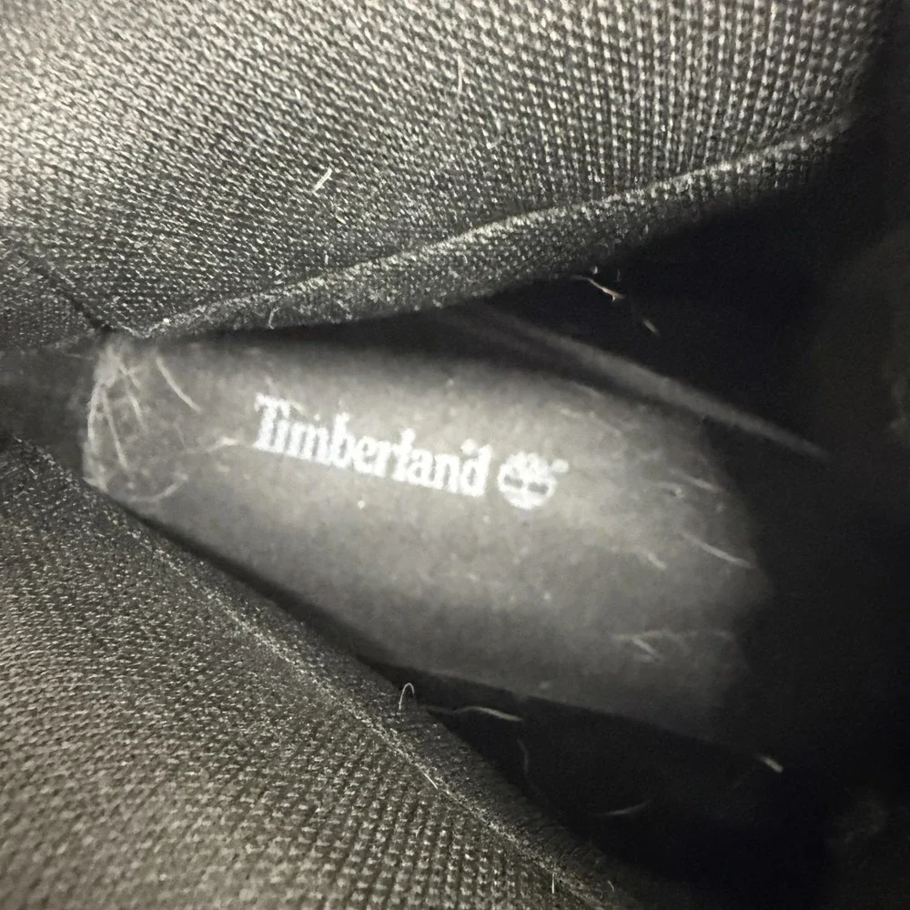 Timberland Boots Mens Size 11.5 Black Leather Waterproof Snow Outdoor 12122